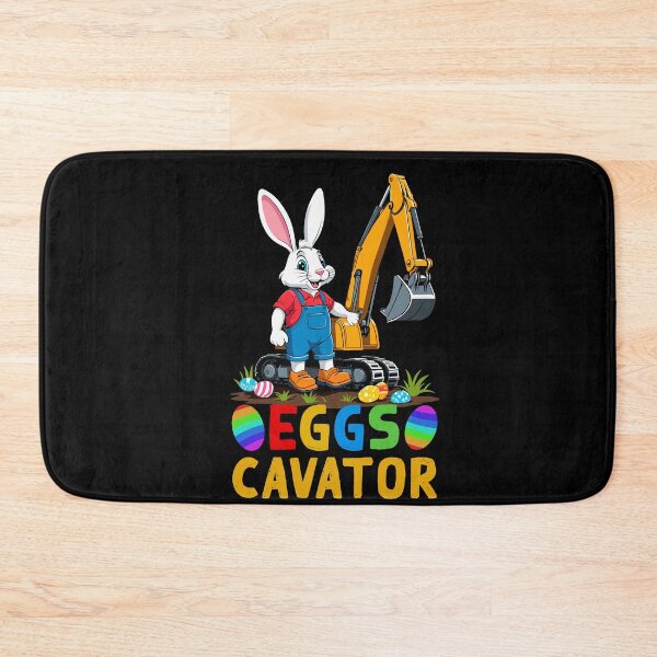 Item preview, Funny Easter saying Easter bunny excavator driver designed and sold by LuminOrb.