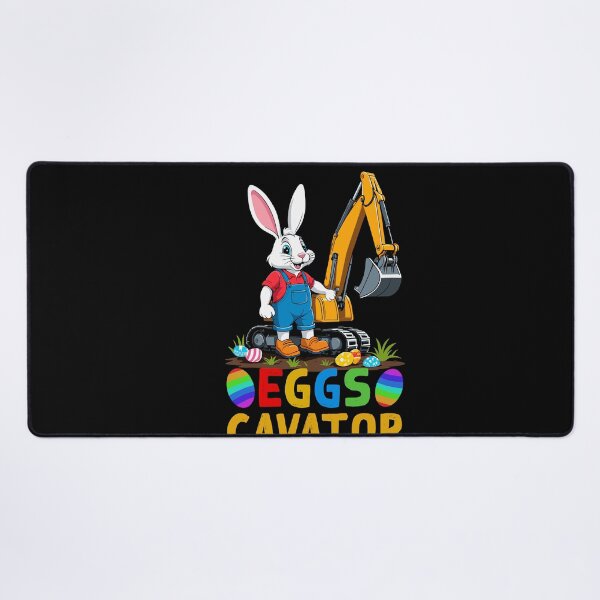 Item preview, Funny Easter saying Easter bunny excavator driver designed and sold by LuminOrb.