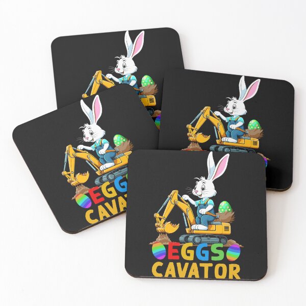 Item preview, Funny Easter saying Easter bunny excavator driver designed and sold by LuminOrb.