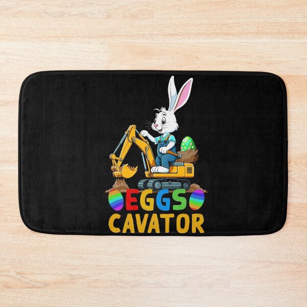 Item preview, Funny Easter saying Easter bunny excavator driver designed and sold by LuminOrb.