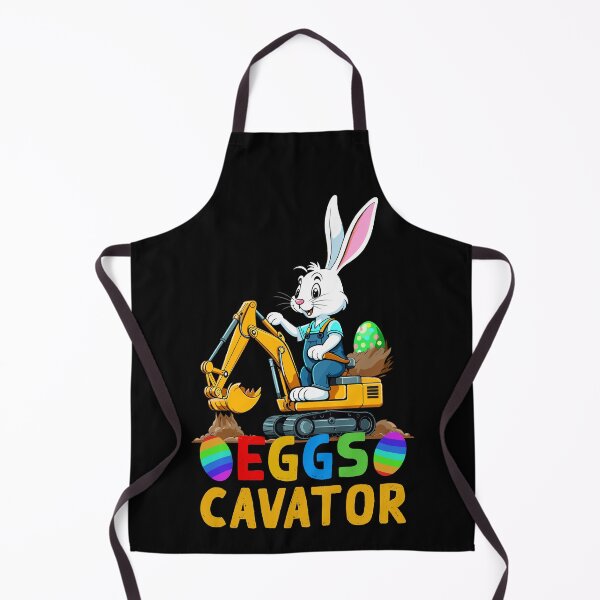 Item preview, Funny Easter saying Easter bunny excavator driver designed and sold by LuminOrb.