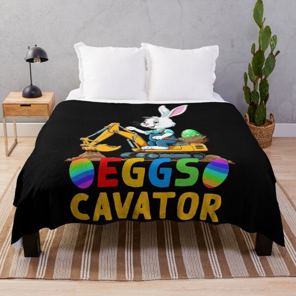 Item preview, Funny Easter saying Easter bunny excavator driver designed and sold by LuminOrb.