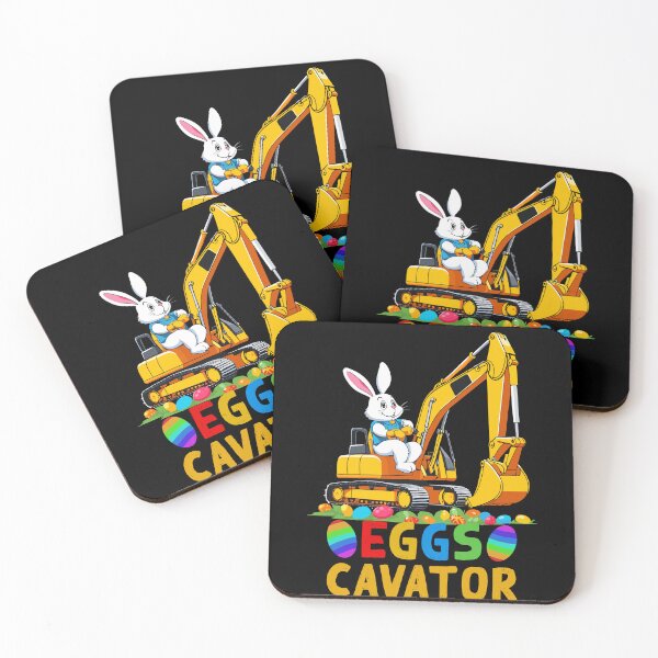 Item preview, Funny Easter saying Easter bunny excavator driver designed and sold by LuminOrb.