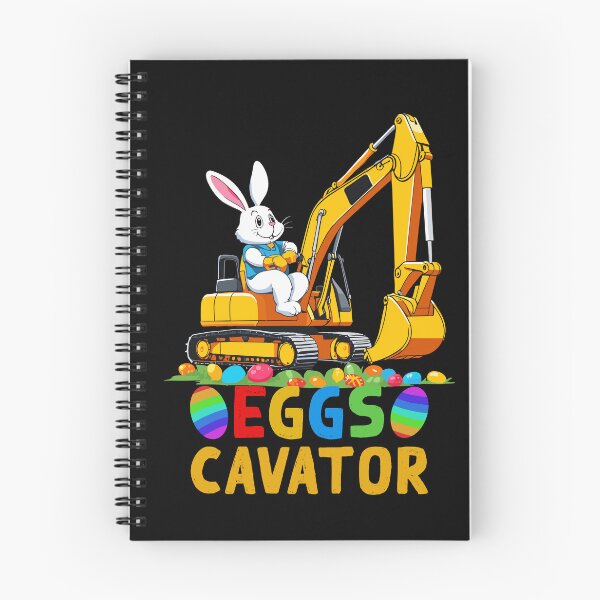 Item preview, Funny Easter saying Easter bunny excavator driver designed and sold by LuminOrb.