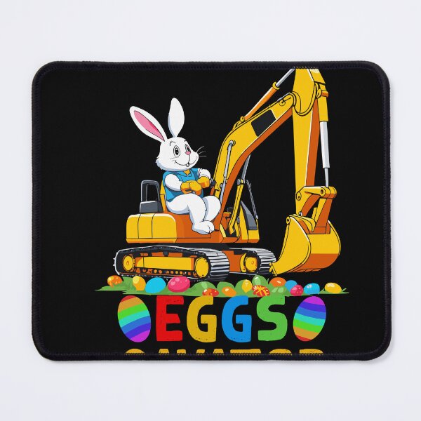 Item preview, Funny Easter saying Easter bunny excavator driver designed and sold by LuminOrb.
