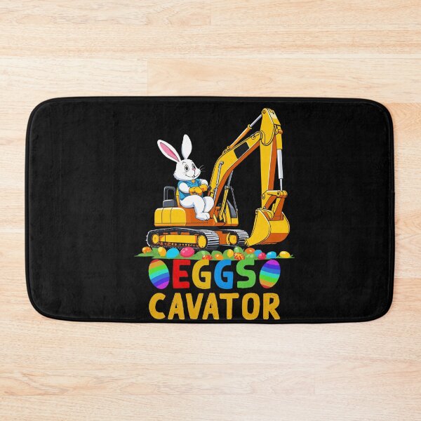 Item preview, Funny Easter saying Easter bunny excavator driver designed and sold by LuminOrb.