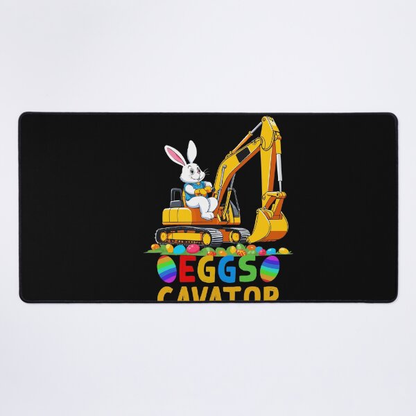 Item preview, Funny Easter saying Easter bunny excavator driver designed and sold by LuminOrb.