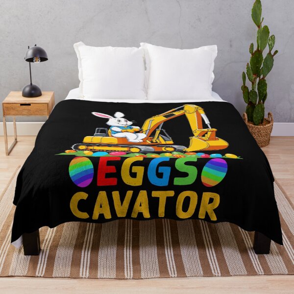 Item preview, Funny Easter saying Easter bunny excavator driver designed and sold by LuminOrb.