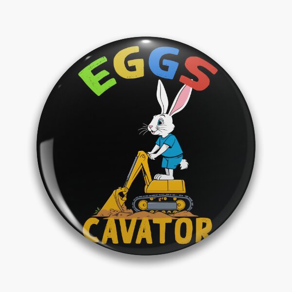 Item preview, Funny Easter saying Easter bunny excavator driver designed and sold by LuminOrb.