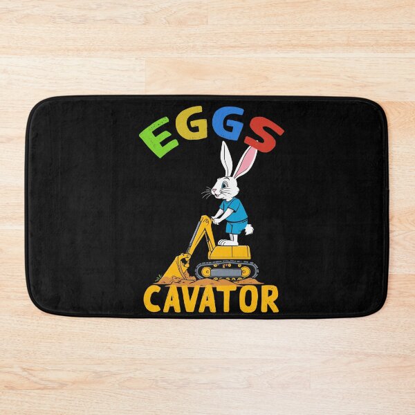 Item preview, Funny Easter saying Easter bunny excavator driver designed and sold by LuminOrb.