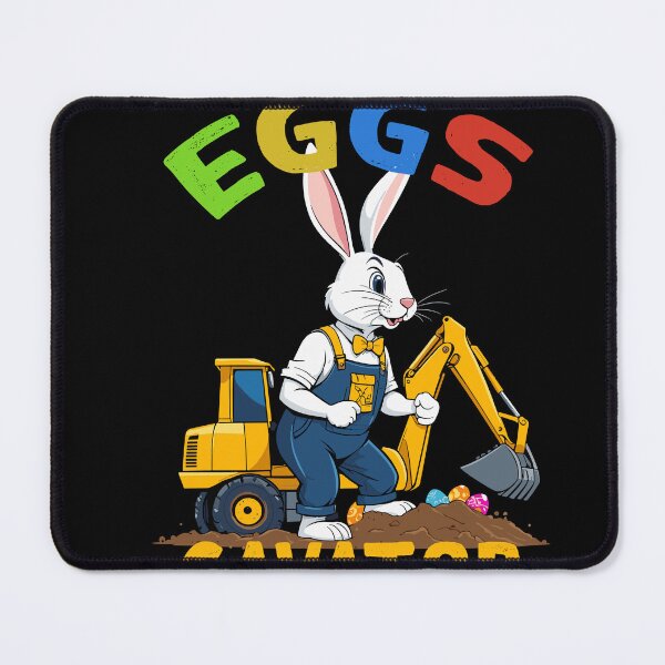Item preview, Funny Easter saying Easter bunny excavator driver designed and sold by LuminOrb.