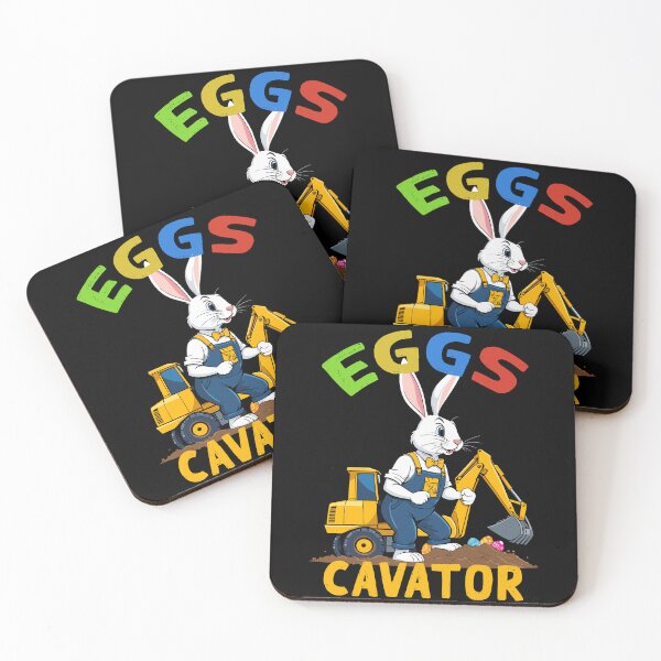 Item preview, Funny Easter saying Easter bunny excavator driver designed and sold by LuminOrb.