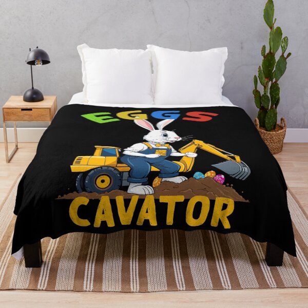 Item preview, Funny Easter saying Easter bunny excavator driver designed and sold by LuminOrb.