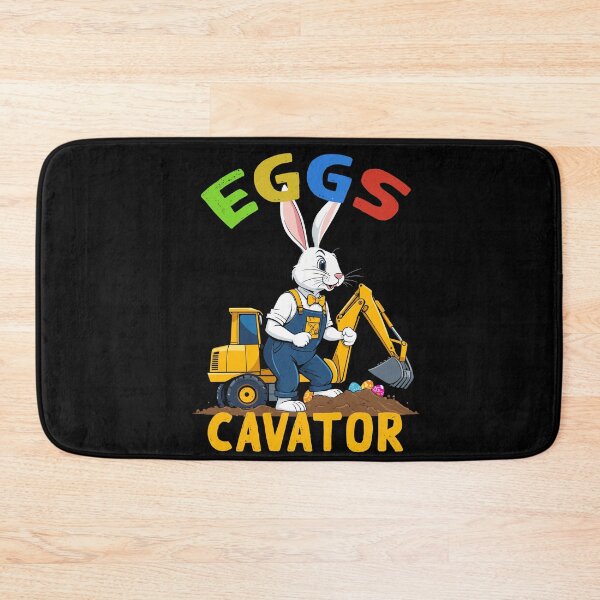 Item preview, Funny Easter saying Easter bunny excavator driver designed and sold by LuminOrb.