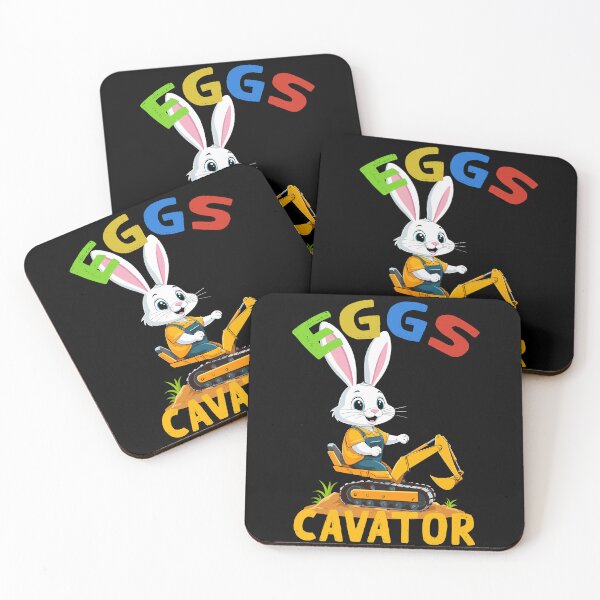 Item preview, Funny Easter saying Easter bunny excavator driver designed and sold by LuminOrb.