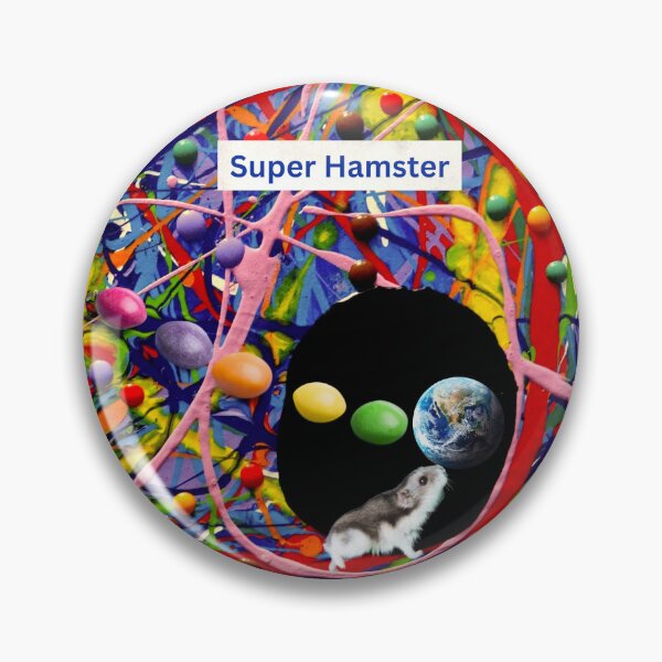 Item preview,  Super Hamster on its Wheel designed and sold by Bagsyrose.