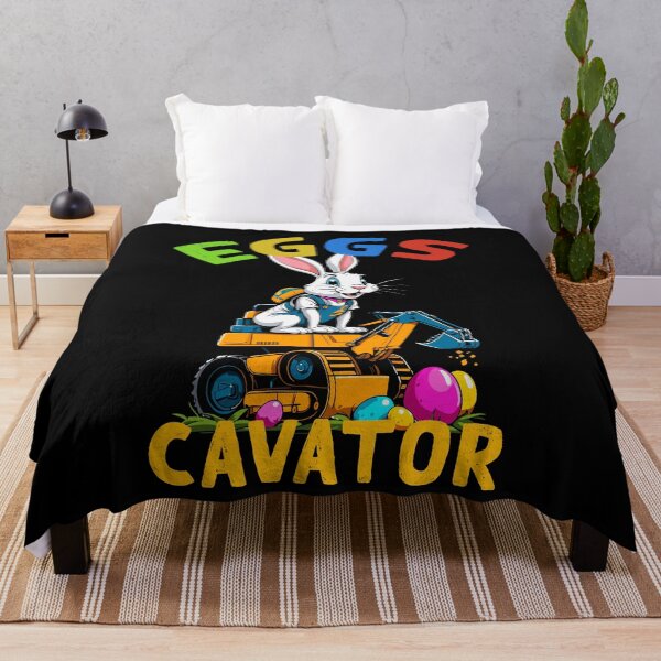 Item preview, Funny Easter saying Easter bunny excavator driver designed and sold by LuminOrb.