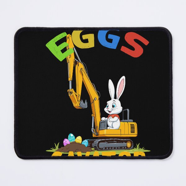 Item preview, Funny Easter saying Easter bunny excavator driver designed and sold by LuminOrb.