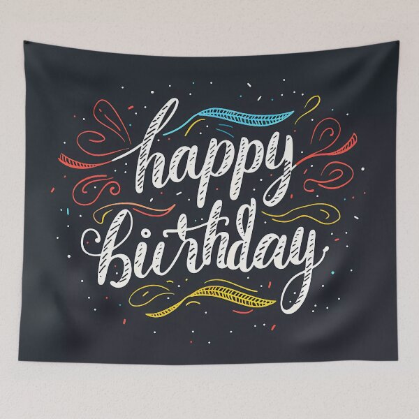 Item preview, “Happy Birthday!” designed and sold by Art-Vortex-fr.
