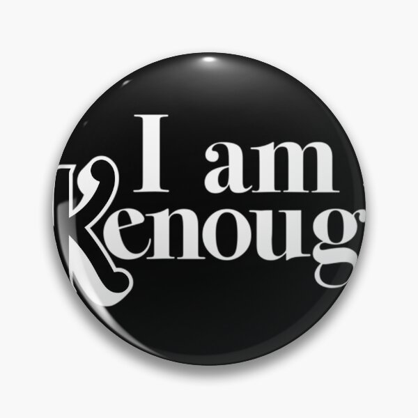Item preview, I Am Kenough - 'K' Black Fill designed and sold by SheldonHoxie1.