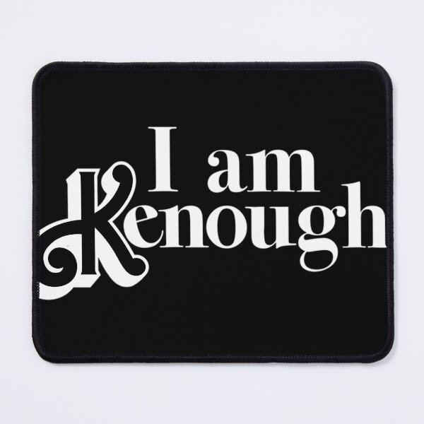 Item preview, I Am Kenough - 'K' Black Fill designed and sold by SheldonHoxie1.