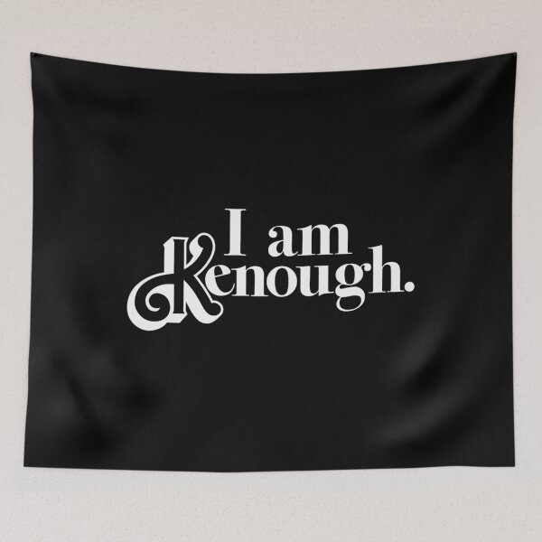Item preview, I Am Kenough - 'K' Black Fill designed and sold by SheldonHoxie1.