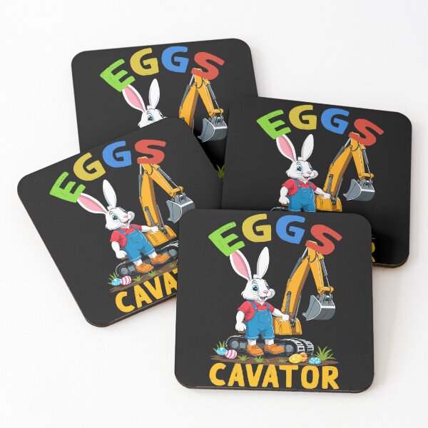 Item preview, Funny Easter saying Easter bunny excavator driver designed and sold by LuminOrb.