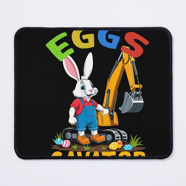 Item preview, Funny Easter saying Easter bunny excavator driver designed and sold by LuminOrb.