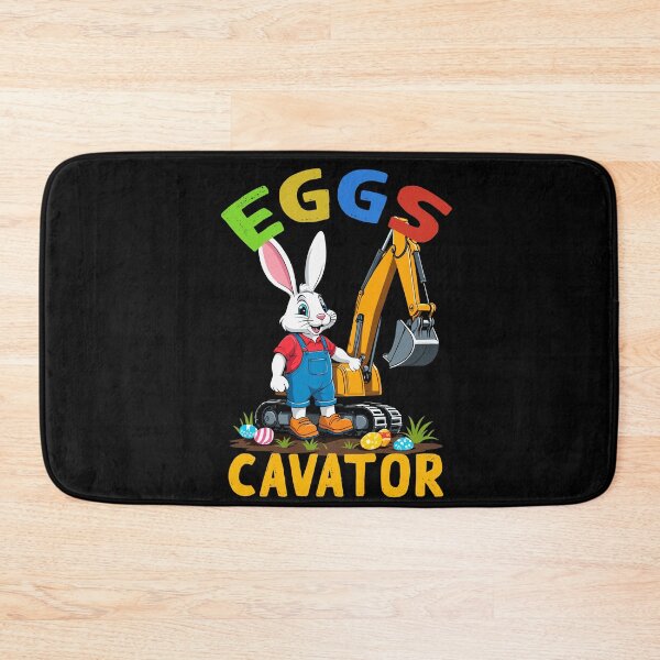 Item preview, Funny Easter saying Easter bunny excavator driver designed and sold by LuminOrb.
