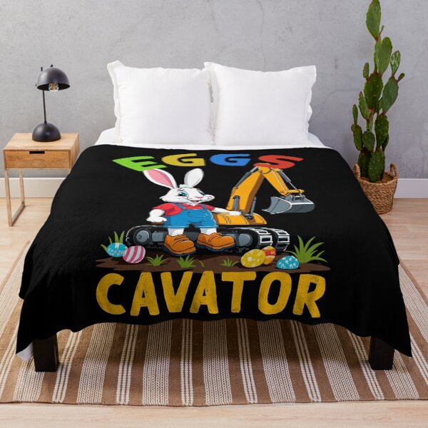 Item preview, Funny Easter saying Easter bunny excavator driver designed and sold by LuminOrb.