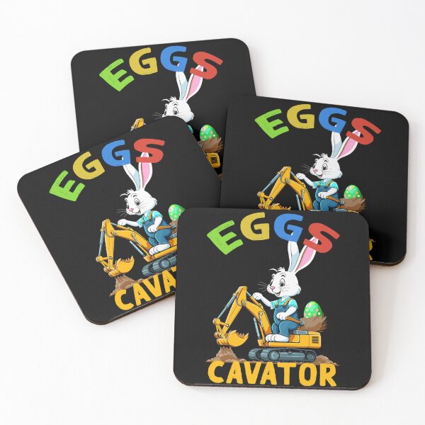 Item preview, Funny Easter saying Easter bunny excavator driver designed and sold by LuminOrb.