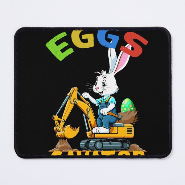 Item preview, Funny Easter saying Easter bunny excavator driver designed and sold by LuminOrb.