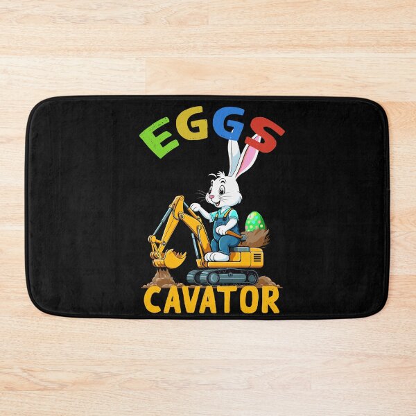 Item preview, Funny Easter saying Easter bunny excavator driver designed and sold by LuminOrb.