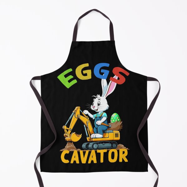 Item preview, Funny Easter saying Easter bunny excavator driver designed and sold by LuminOrb.