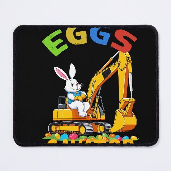 Item preview, Funny Easter saying Easter bunny excavator driver designed and sold by LuminOrb.