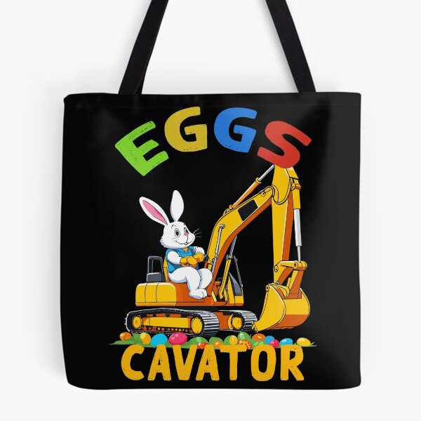 Item preview, Funny Easter saying Easter bunny excavator driver designed and sold by LuminOrb.