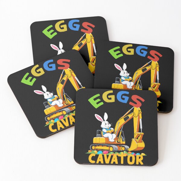 Item preview, Funny Easter saying Easter bunny excavator driver designed and sold by LuminOrb.