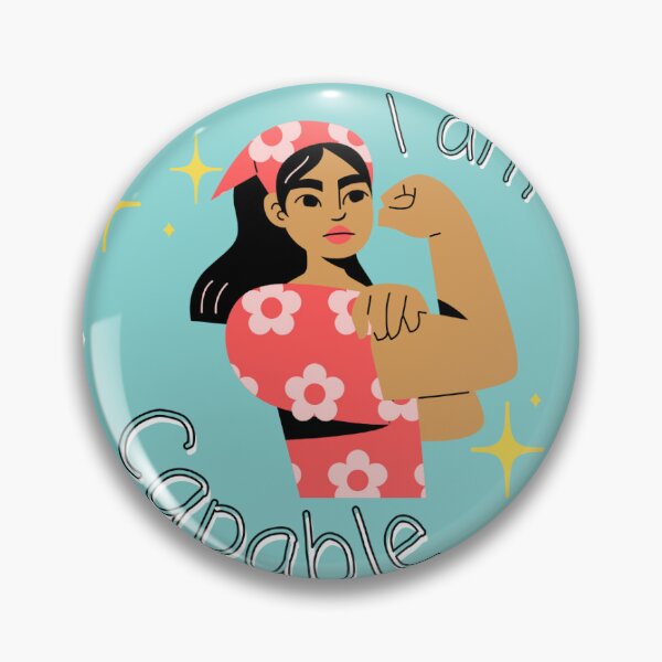 Item preview, "I am Capable" Positive Affirmation Sticker designed and sold by KreativeGraphic.
