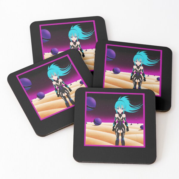 Item preview, Anime Girl Standing on Alien Planet  designed and sold by Dollylisandro.
