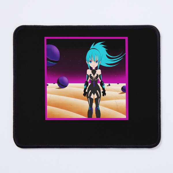 Item preview, Anime Girl Standing on Alien Planet designed and sold by Dollylisandro.