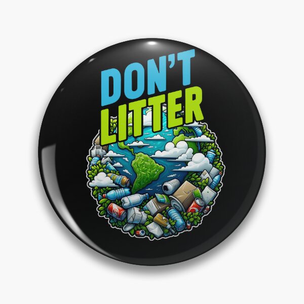 Item preview, Don't Litter Anti Littering No Environment Trash Anti-Litter designed and sold by ThreadCloud.
