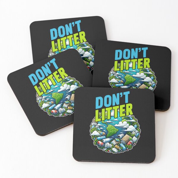 Item preview, Don't Litter Anti Littering No Environment Trash Anti-Litter designed and sold by ThreadCloud.