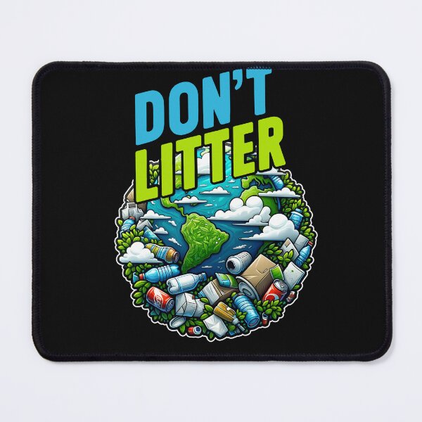 Item preview, Don't Litter Anti Littering No Environment Trash Anti-Litter designed and sold by ThreadCloud.