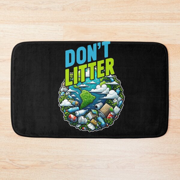 Item preview, Don't Litter Anti Littering No Environment Trash Anti-Litter designed and sold by ThreadCloud.