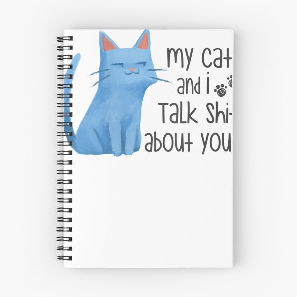 Item preview, My Cat & I Alk Shit About You Funny Sarcasm Cat Lover Gifts   designed and sold by ohVimaPs.