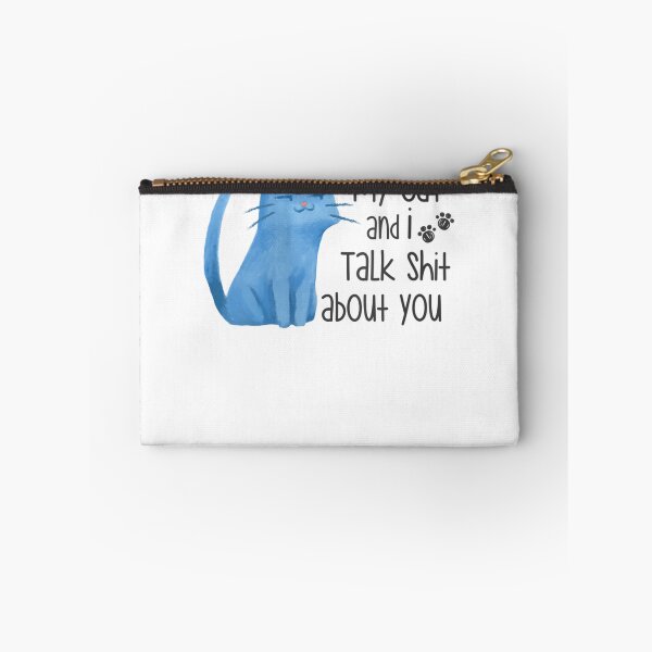 Item preview, My Cat & I Alk Shit About You Funny Sarcasm Cat Lover Gifts   designed and sold by ohVimaPs.