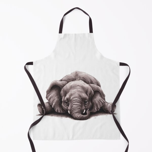 Item preview, Cute sad baby elephant designed and sold by WildernessTints.