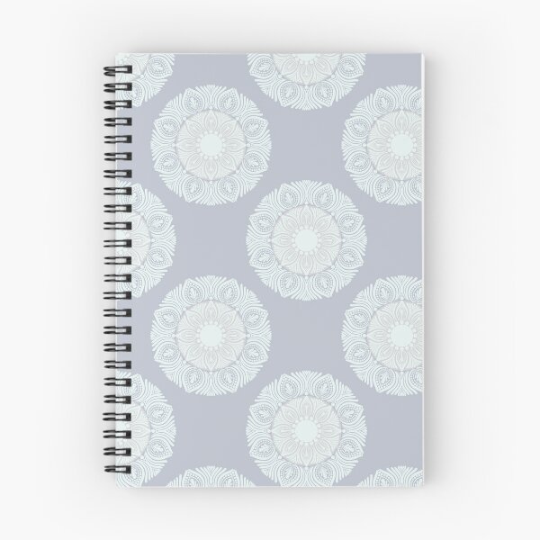 Item preview, Silver Smoke Tonal Tiers Polka Dot Mandala designed and sold by Triplicate Limited.