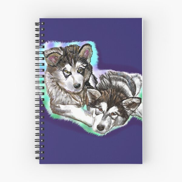 Item preview, Cute Malamute puppies designed and sold by Valérie Ozanon.