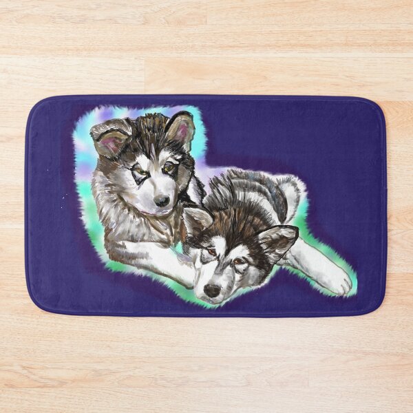 Item preview, Cute Malamute puppies designed and sold by Valérie Ozanon.